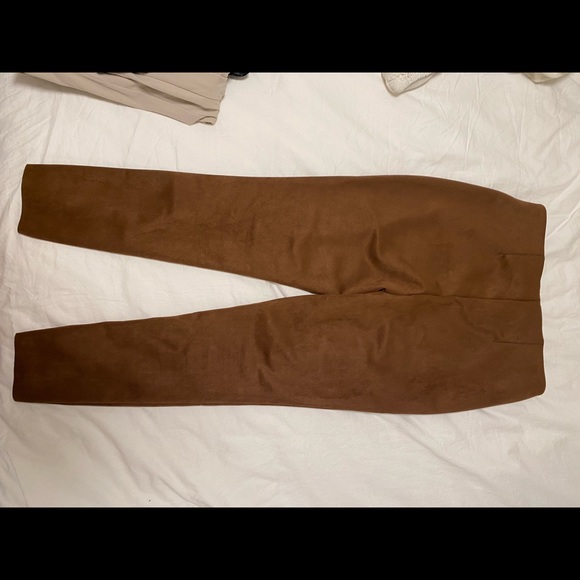 Suzy Shier Faux Suede Pants - Picture 3 of 4